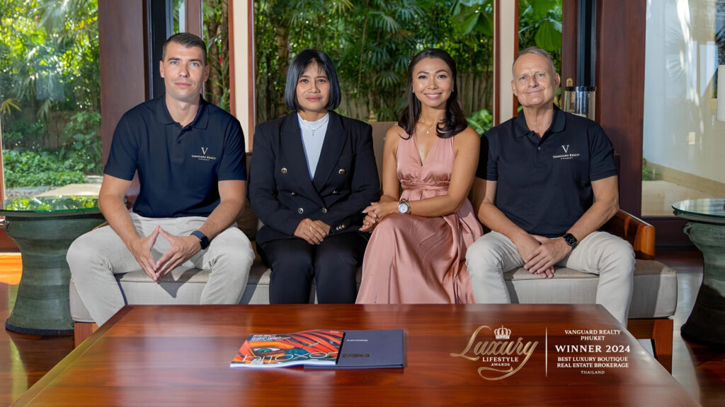 Vanguard Realty Phuket Team Winning Luxury Lifestyle Award