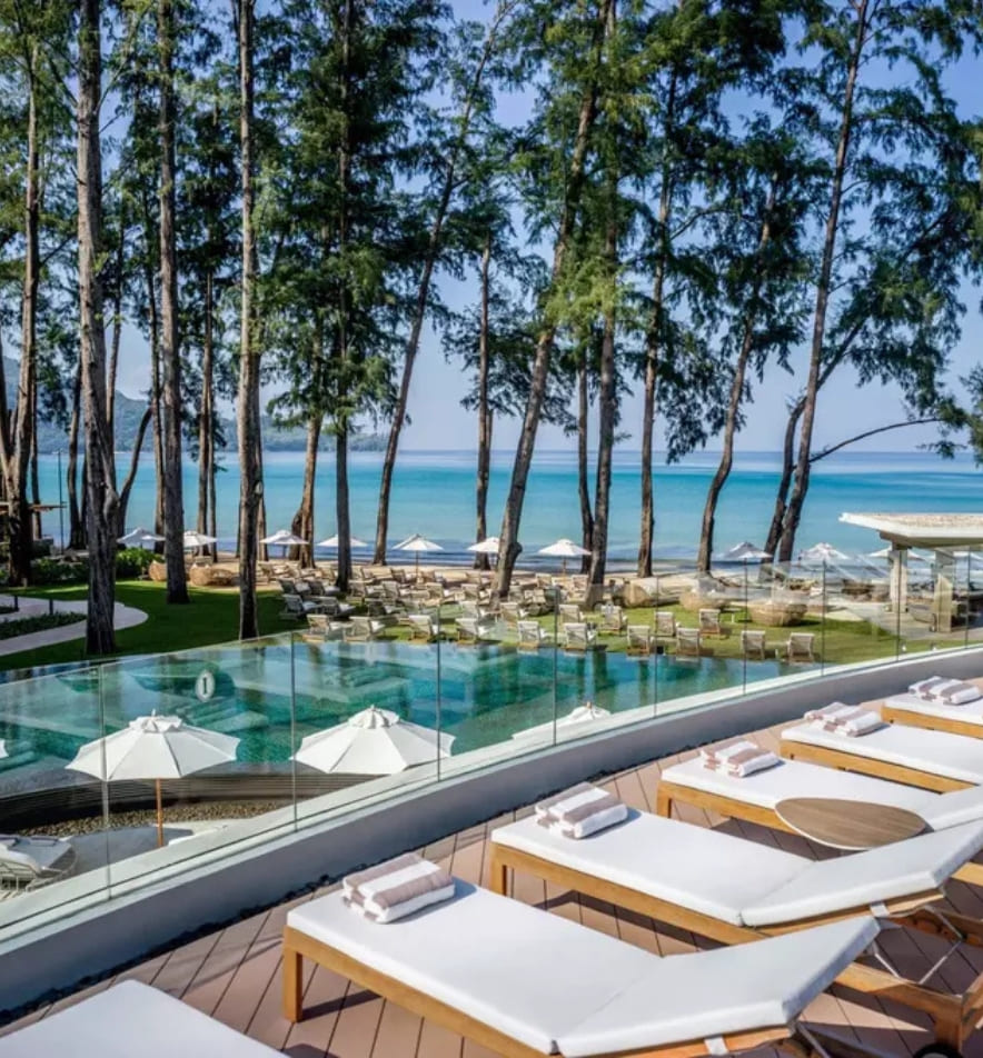 Phuket beachfront luxury pool overlooking the Andaman Sea lifestyle real estate